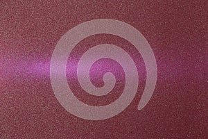 On a dark red gradient background in fine grain, a pink ray of light