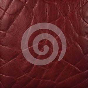 Dark Red Leather Texture Background