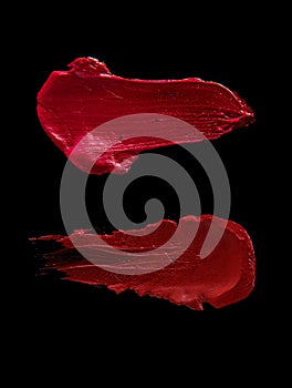 Dark red lipstick background texture smudge
