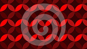 Dark Red Seamless Circle Pattern Vector Image