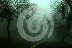 Oscuro carreteras 