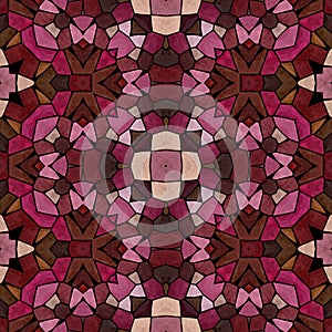 Dark rose kaleidoscope texture
