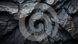 Dark Rugged Rock Texture Background