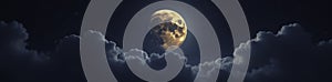 The dark side of the moon is shrouded in mystery and shadow, lunar, foreboding, shadow photo