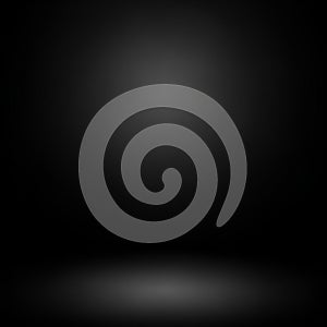 Dark, simple background with a subtle spotlight effect in the center, creating a soft