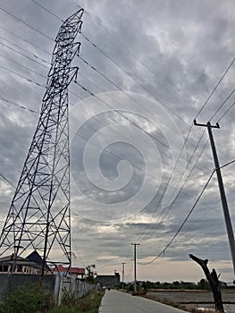 Dark sky in Pinrang City