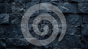 Dark slate stone wall texture