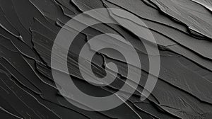 Dark and sleek black texture surface background with subtle shadow in corners