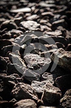 Dark stone texture background.