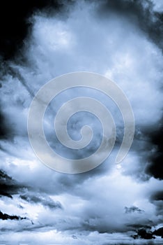 Dark storm clouds with background,Dark clouds before a thunder-storm