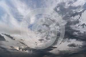 Dark storm clouds with background,Dark clouds before a thunder-storm