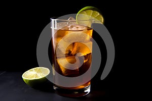 Dark and Stormy Cocktail (Generative AI)