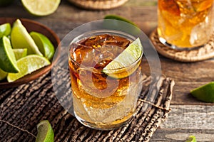 Dark and Stormy Rum Cocktail