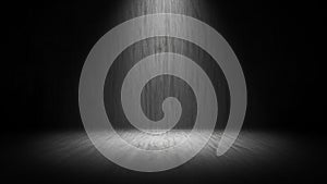 Dark Studio Background with Spotlight Effect image