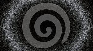 Sparkling Dust and Glitter on Black Background