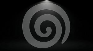 Abstract Black Background with Spotlight