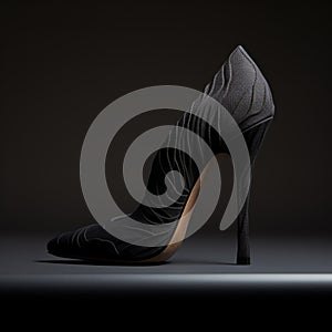 Dark Tonality: High Heels Fashion Design With Naturalistic Shadows