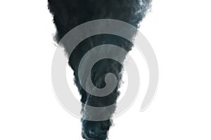 Dark Tornado on white background