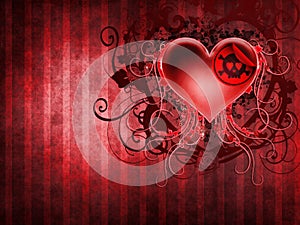 Dark Valentine heart