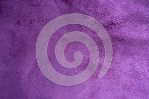 Dark violet faux suede fabric