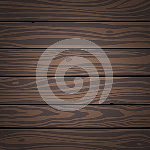 Dark wenge wood texture in flat style for print and design. Vector illustration.