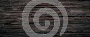 Dark wood background, old black wood texture for background photo