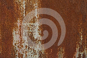 Dark worn rusty metal wall texture background