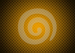 Dark Yellow Orange Techno Ornamental Pattern Background Wallpaper