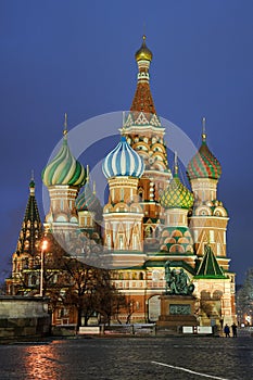 Darken Blue Skies over St. Basil's Cathedral