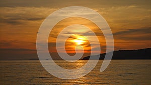 Darkend Sky Sunrise at Rayong