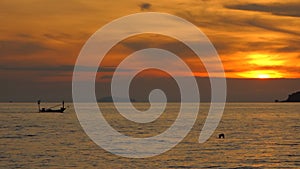 Darkend Sky Sunrise at Rayong