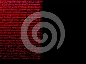 Darkened red-black background with a combination of two textures.II