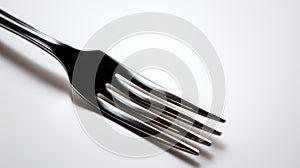 Darkly Comedic Chrome-plated Fork With Jagged Edges