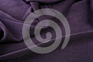 Darkly violet fabric