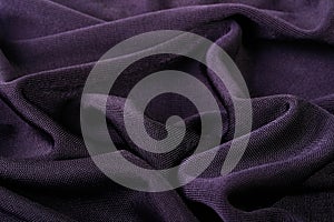 Darkly violet fabric