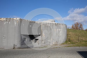 Darkovicky, Czech Republic - fortress and stronghold made of concrete.