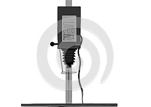 Darkroom Enlarger Illustration