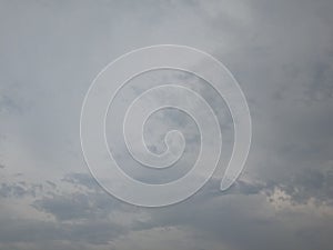 Darks clouds after rain