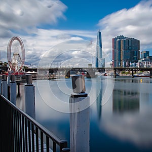 Darling Harbour and Barangaroo Sydney Australia