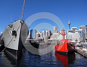 Darling Harbour - ships, Sydney, Australia