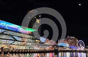 Darling Harbour Sydney night cityscape Australia