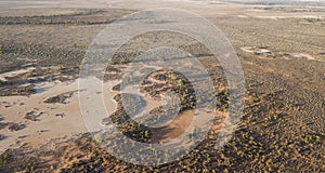 Darling river flood plains