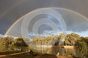 Darling river at Wentworth.