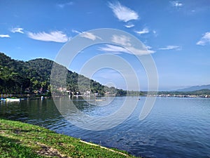 Darma lake, wonderful, beautiful lake in west java Indonesia