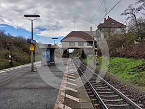 Darmstadt north railway station in Germany