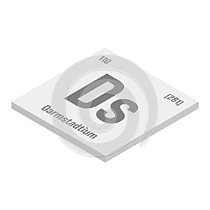 Darmstadtium, Ds, periodic table element