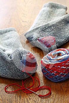 Darning socks