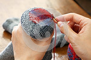 Darning socks