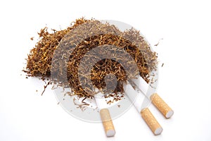 Darning tobacco with cigarets