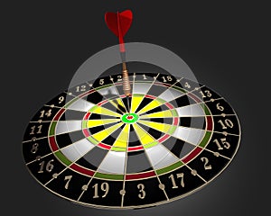 Dart board